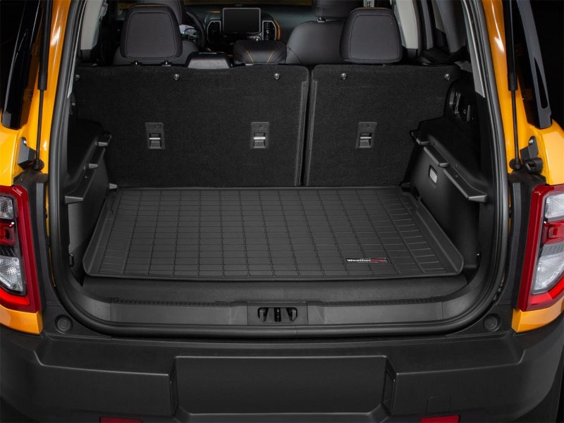 WeatherTech WET401404 Cargo Liner for 2021+ Ford Bronco Sport with Full-Size Spare Tire, Black