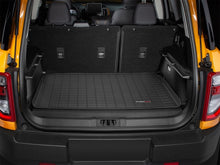 Load image into Gallery viewer, WeatherTech WET401404 Cargo Liner for 2021+ Ford Bronco Sport with Full-Size Spare Tire, Black