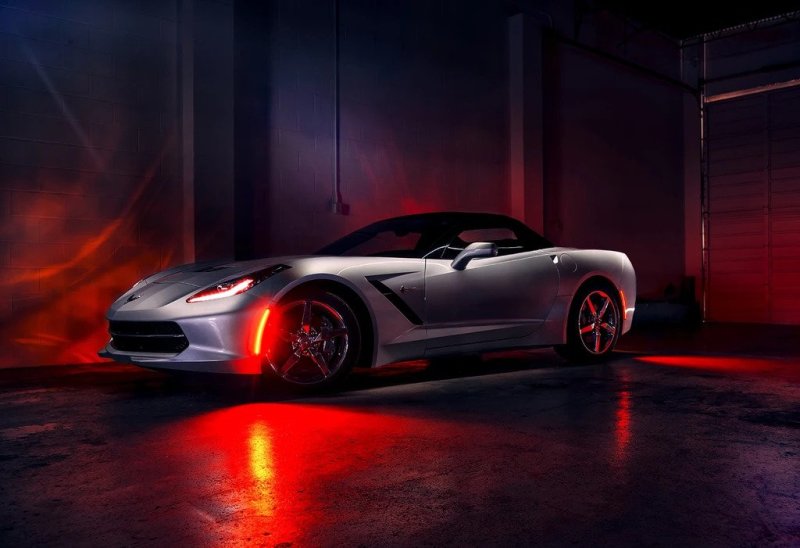 Oracle Chevrolet Corvette C7 Concept Sidemarker Set – Clear, No Paint Finish