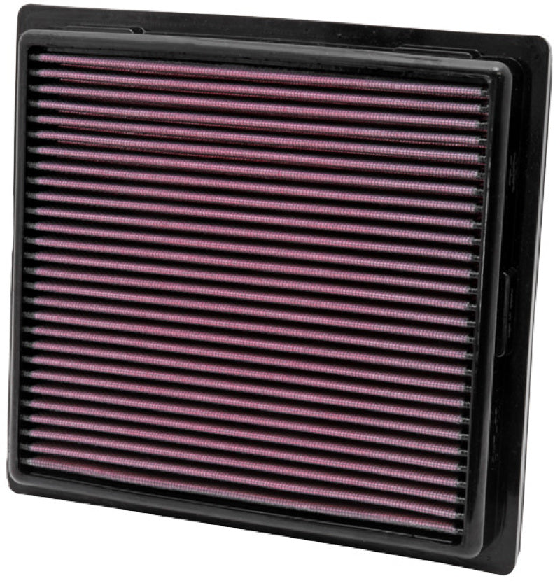 K&N Engineering Part 33-2457 High-Flow Reusable Air Filter for Jeep Grand Cherokee, Dodge Charger, Durango, and Challenger