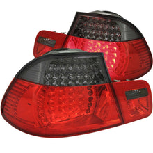 Load image into Gallery viewer, ANZO 1999-2001 BMW 3 Series E46 LED Tail Light Assembly Pair - Red/Smoke Lens, Easy Plug-and-Play Installation