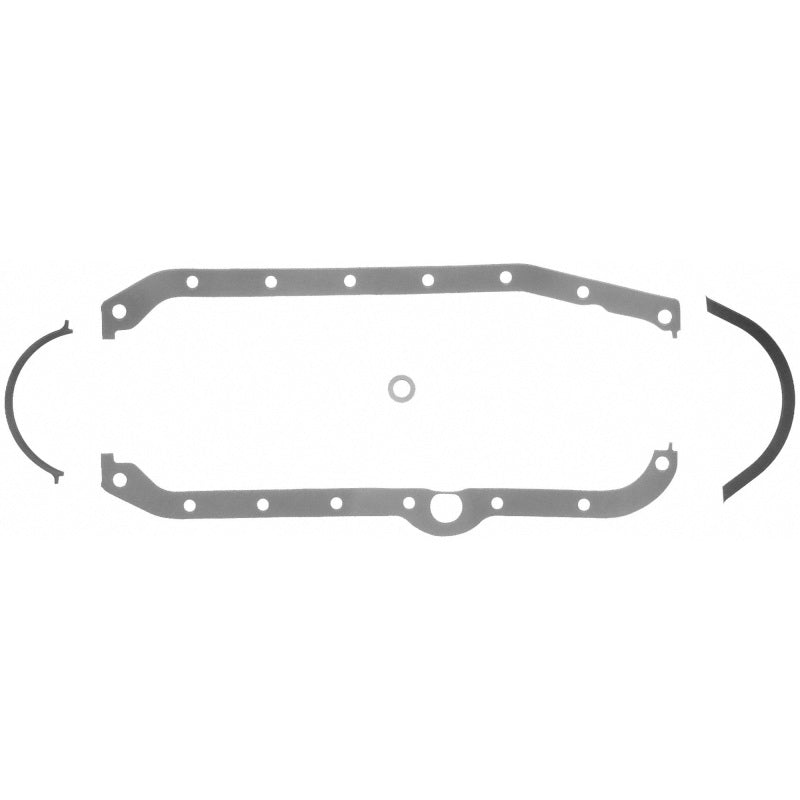 Fel-Pro 1801 Engine Oil Pan Gasket Set – Rubber-Coated Fiber for V6 Engines