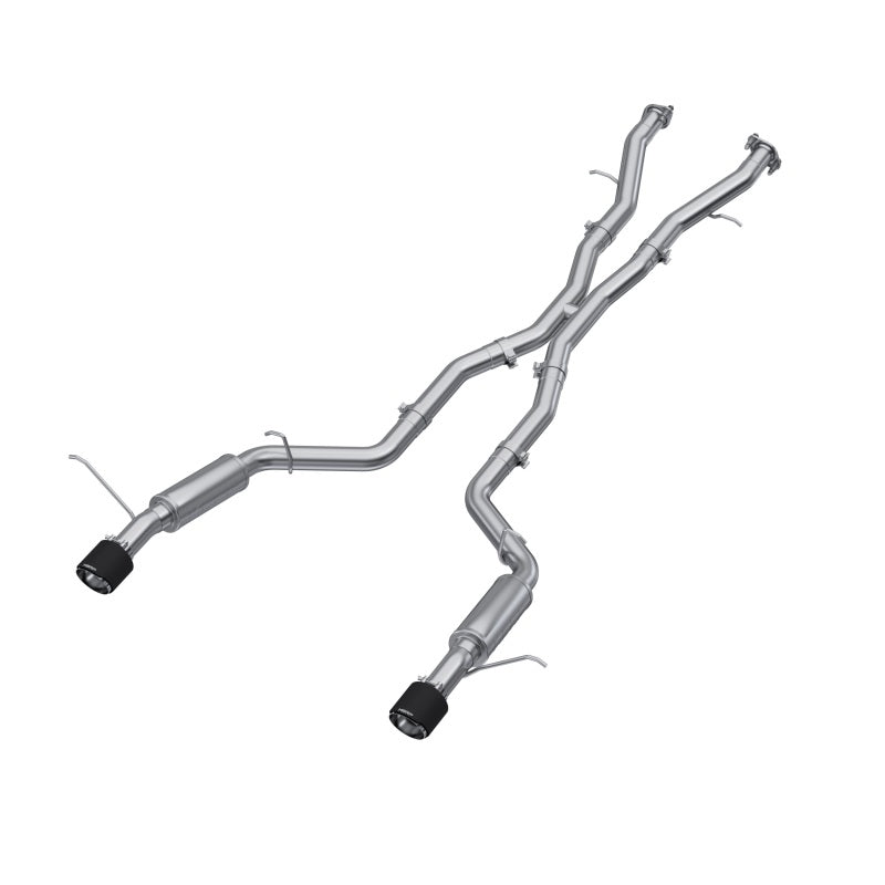 MBRP Armor Pro Series Cat Back Exhaust System for Dodge Durango 2018-2024 with Dual Rear Exit and Carbon Fiber Tips