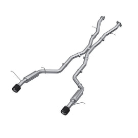 MBRP Armor Pro Series Cat Back Exhaust System for Dodge Durango 2018-2024 with Dual Rear Exit and Carbon Fiber Tips