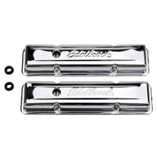 Load image into Gallery viewer, Edelbrock Signature Series Valve Cover for Chevrolet 262-400 CI V8, Part #ede4449