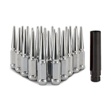 Load image into Gallery viewer, Mishimoto Steel Spiked Lug Nuts M14 x 1.5 - 24-Piece Chrome Set for Automotive Wheels