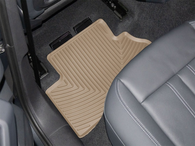 WeatherTech W686TN All-Weather Rear Floor Mats, Tan, for 2018-2019 Audi Q5 and SQ5