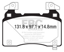 Load image into Gallery viewer, EBC Bluestuff NDX Front Brake Pads for Chevrolet Corvette Stingray (C7) 6.2 with Z51 Package