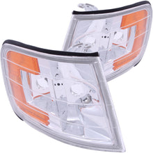 Load image into Gallery viewer, ANZO Euro Corner Lights for 1994-1997 Honda Accord – Chrome Housing with Clear Lens and Amber Reflector, Pair