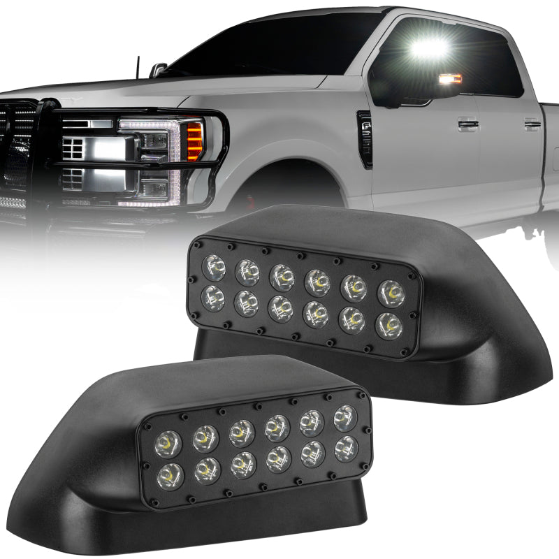 ORACLE Lighting Ford Super Duty LED Side Mirror Ditch Lights Part Number ORL5908-001