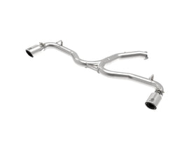 aFe Takeda 3-inch to 2.5-inch Stainless Steel Axle-Back Exhaust System with Polished Tips for Hyundai Elantra GT 2018-2020
