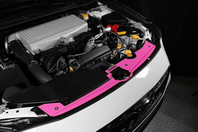 Perrin Performance 22-25 Subaru WRX Radiator Shroud - Hyper Pink