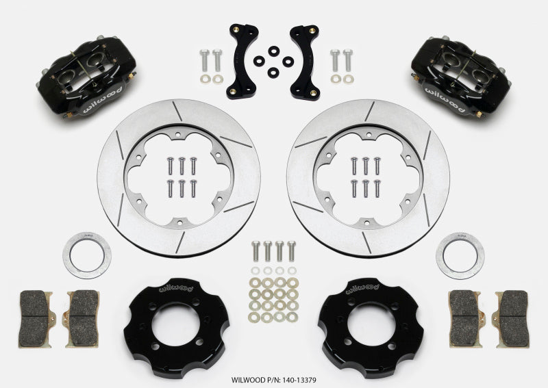 Wilwood Forged Dynalite Front Hat Kit with 11-inch GT Rotors for 2001-2003 Mazda Miata