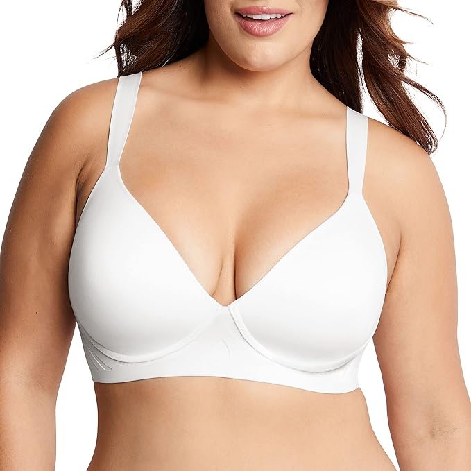 Bali Women's Comfort Revolution Wirefree, Soft Touch Ultimate Wireless Support Bra