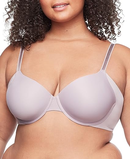 Warner's Women's Side Effects Seamless Underarm-Smoothing Comfort Underwire Lightly Lined T-Shirt Bra Ra3061a, Nirvana