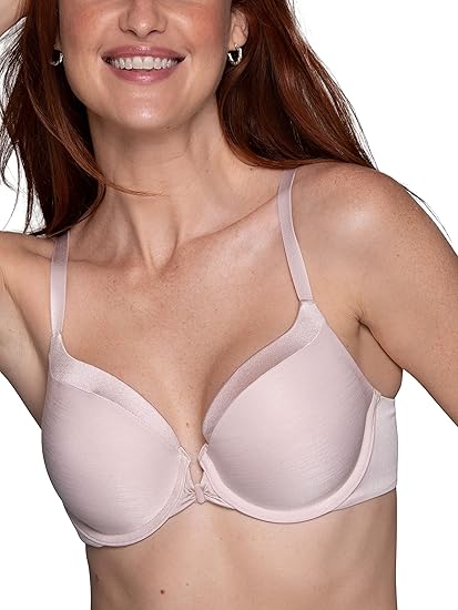 Vanity Fair Women's Illumination Front Closure Bra, 3-Way Convertible Staps, Lightly Lined Cups up to DD