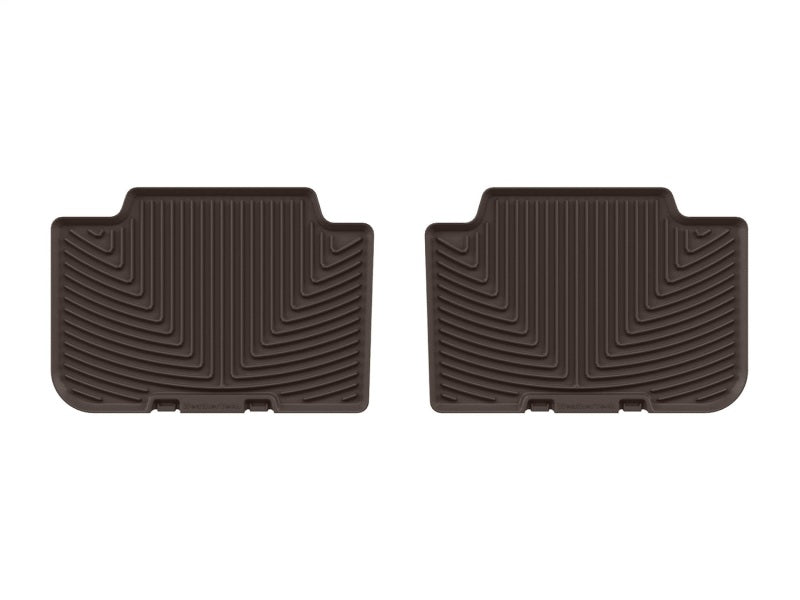 WeatherTech W769CO Rear All-Weather Floor Mats for 2025-2026 BMW X3, Cocoa