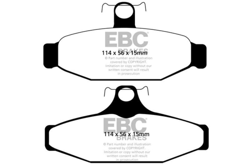 EBC Ultimax2 Rear Brake Pads for 1984-1987 Chevrolet Corvette C4 * OEM Replacement