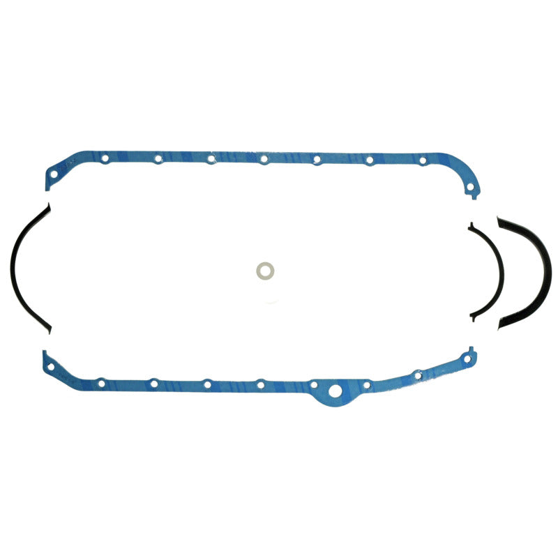 Fel-Pro Chevrolet Small Block 350/400/400 Race Engine Oil Pan Gasket Set with Steel Core - Part Number FEL1821