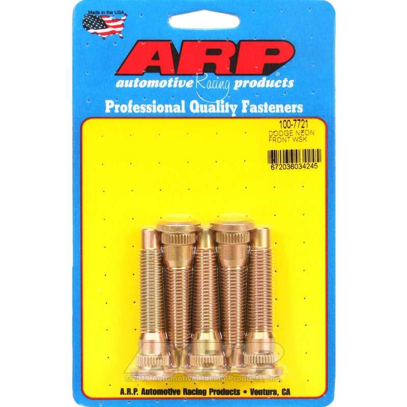 ARP Dodge Neon Front Wheel Stud Kit - High-Strength Automotive Wheel Studs