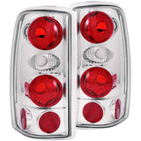 ANZO 2000-2006 Chevrolet Suburban and GMC Yukon XL Chrome Tail Light Assembly - Pair