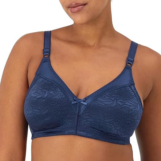 Bali Women's Double Support Spa Closure Wirefree Bra DF3372, in The Navy, 38D