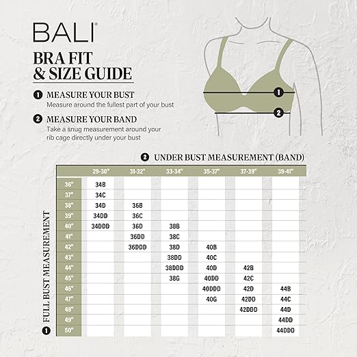 Bali Lace Desire Underwire Bra, Full-Coverage Lace Bra with Underwire Cups, Plunging Underwire Bra for Everyday Comfort, Evening Blush