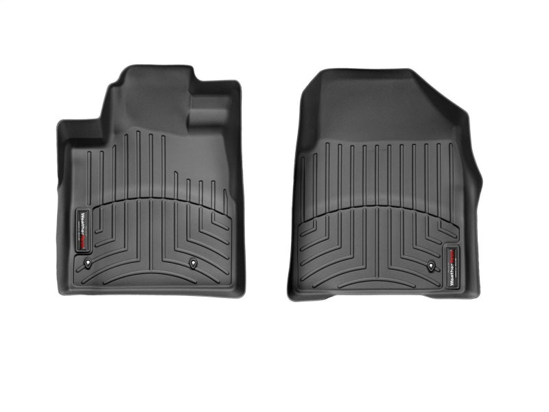 WeatherTech FloorLiner DigitalFit Front Floor Mats for 2009-2011 Honda Pilot, Black - Part 441741