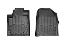 Load image into Gallery viewer, WeatherTech FloorLiner DigitalFit Front Floor Mats for 2009-2011 Honda Pilot, Black - Part 441741