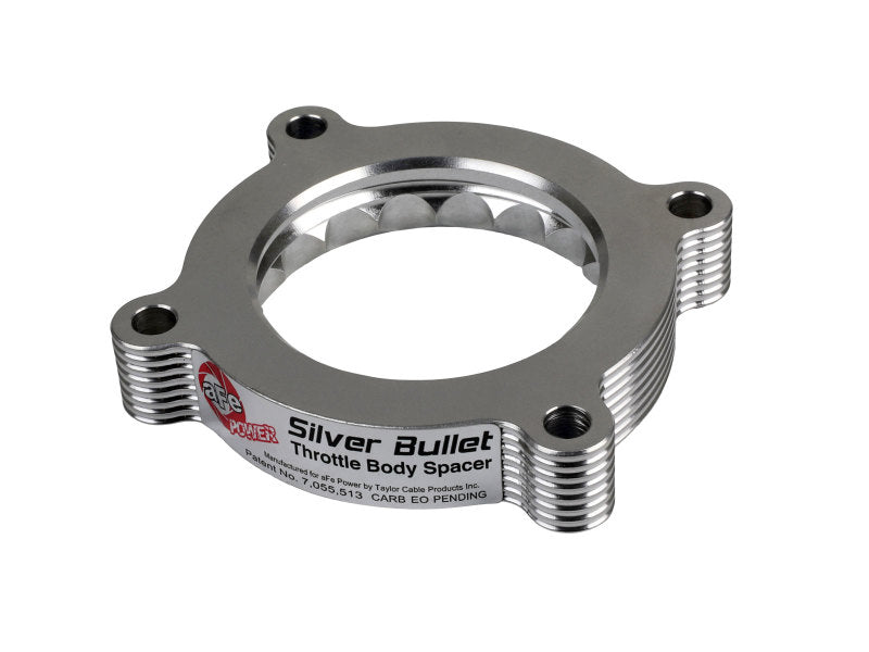 aFe Silver Bullet Throttle Body Spacer for Ford F-150 and Mustang 3.7L V6 (2011-2014)