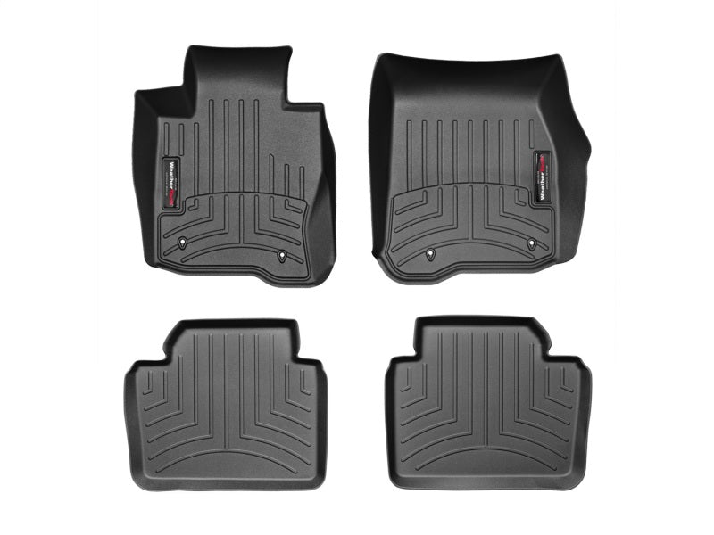WeatherTech FloorLiner DigitalFit Front and Rear Floor Mats Black WET445701-444102 for 2015-2017 BMW 4 Series Gran Coupe