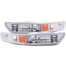 Load image into Gallery viewer, ANZO 1998-2001 Acura Integra Euro Parking Lights with Clear Lens, Chrome Housing, and Amber Reflector