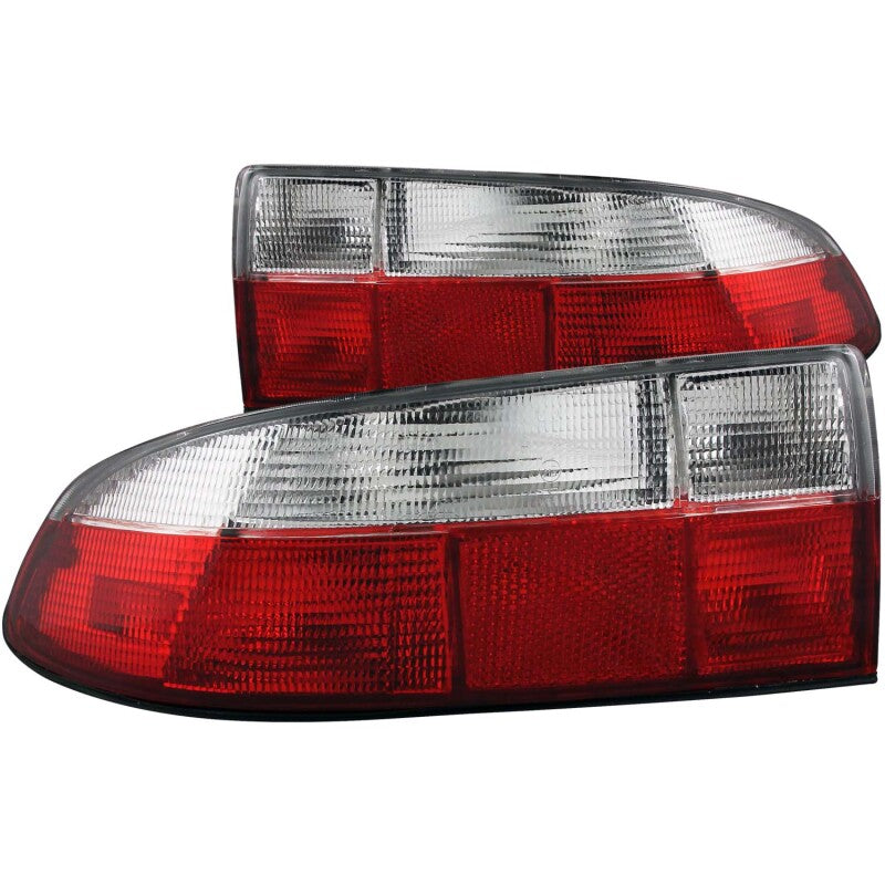 ANZO 1996-1999 BMW Z3 Tail Light Assembly Red and Clear Lens Pair