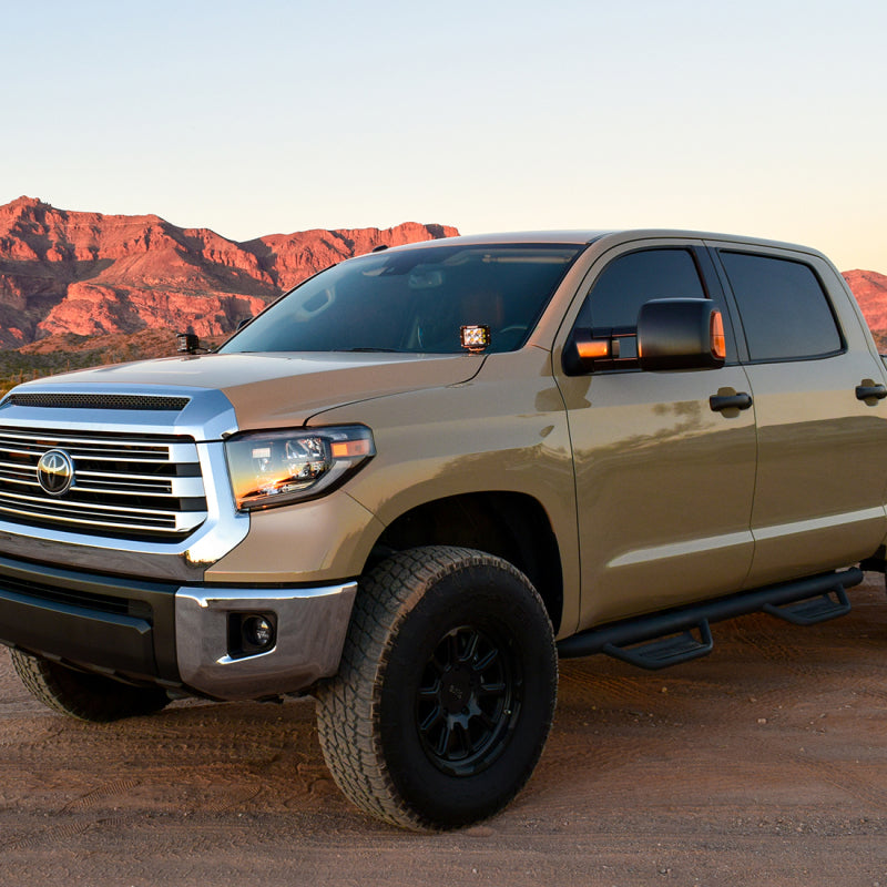 Rigid Industries Toyota Tundra A-Pillar Light Kit with D-SS Flood Lights - Model 46705