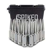 Load image into Gallery viewer, Mishimoto Steel Spiked Lug Nuts M12 x 1.5 Set of 24 in Chrome for Enhanced Wheel Style