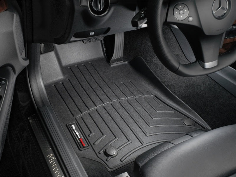 WeatherTech FloorLiner DigitalFit for Mercedes-Benz E-Class * Front Floor Protection in Black (Part # wet442581)
