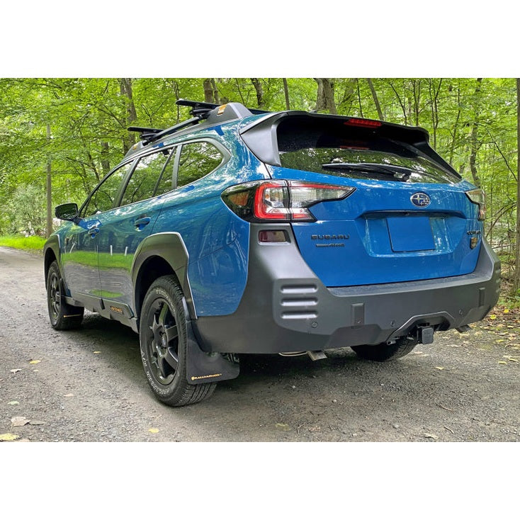 Rally Armor 22-25 Subaru Outback Wilderness Black Mud Flap with Red Logo – Durable Polyurethane Mud Guards