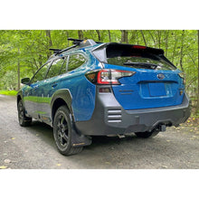 Load image into Gallery viewer, Rally Armor 22-25 Subaru Outback Wilderness Black Mud Flap with Blue Logo - Durable Polyurethane Construction
