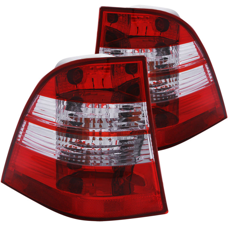 ANZO 1998-2005 Mercedes-Benz M Class W163 Chrome Tail Light Assembly Pair