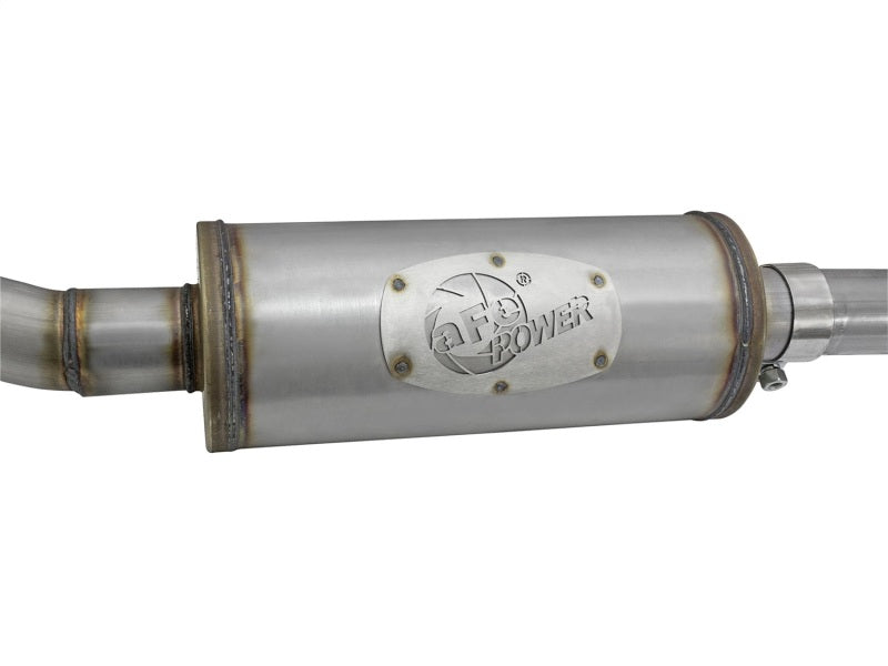 aFe Rebel Series Dual Center Exit Cat-Back Exhaust System for 2007-2017 Jeep Wrangler (V6-3.6L/3.8L)
