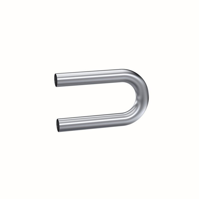 MBRP Universal Mandrel 2.25 inch 180 Degree Bend Exhaust Pipe with 12 inch Legs in Aluminized Steel