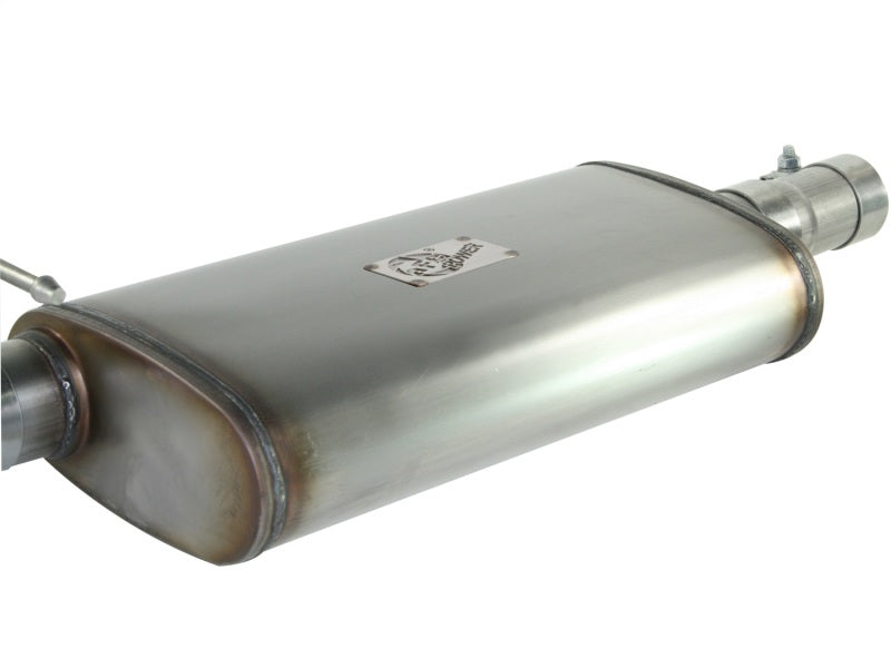 aFe MACHForce XP 2.5-Inch Stainless Steel Cat-Back Exhaust System for Jeep Wrangler TJ 97-06 with 4.0L Engine