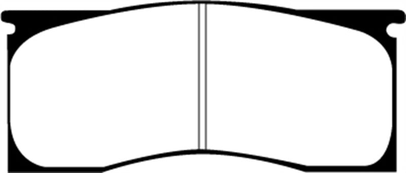 EBC Redstuff Ceramic Low Dust Brake Pads for Dodge Dart and Mercury Cougar