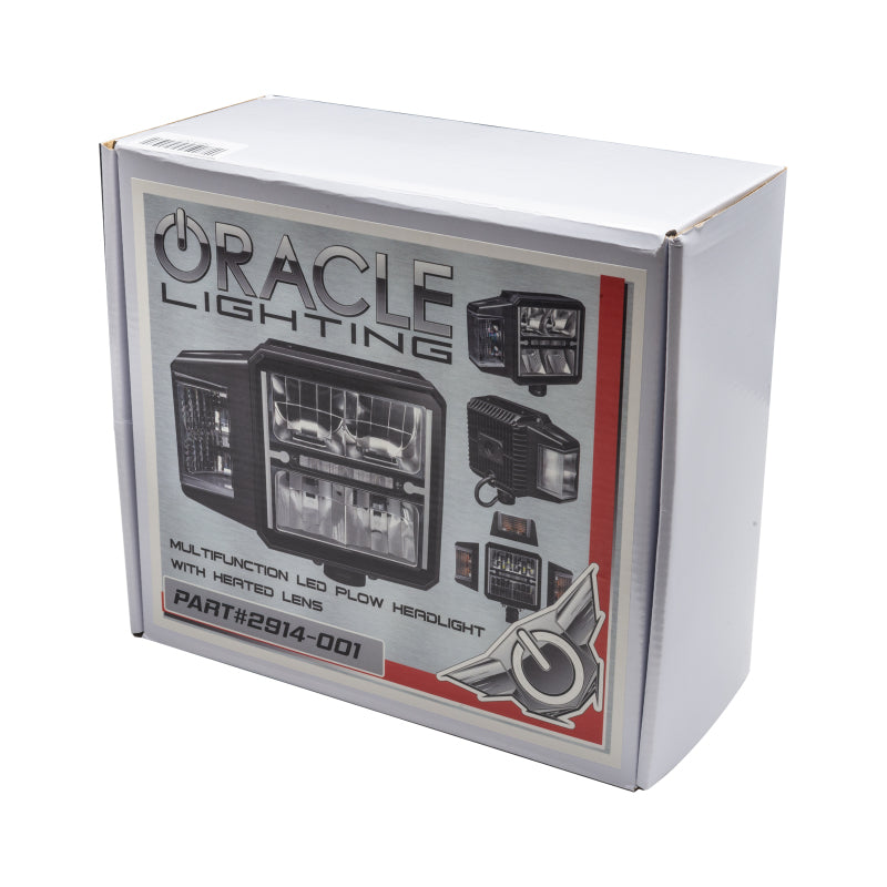 Oracle Lighting Multifunction LED Plow Headlight with Heated Lens - 5700K for Reliable Illumination in Harsh Conditions