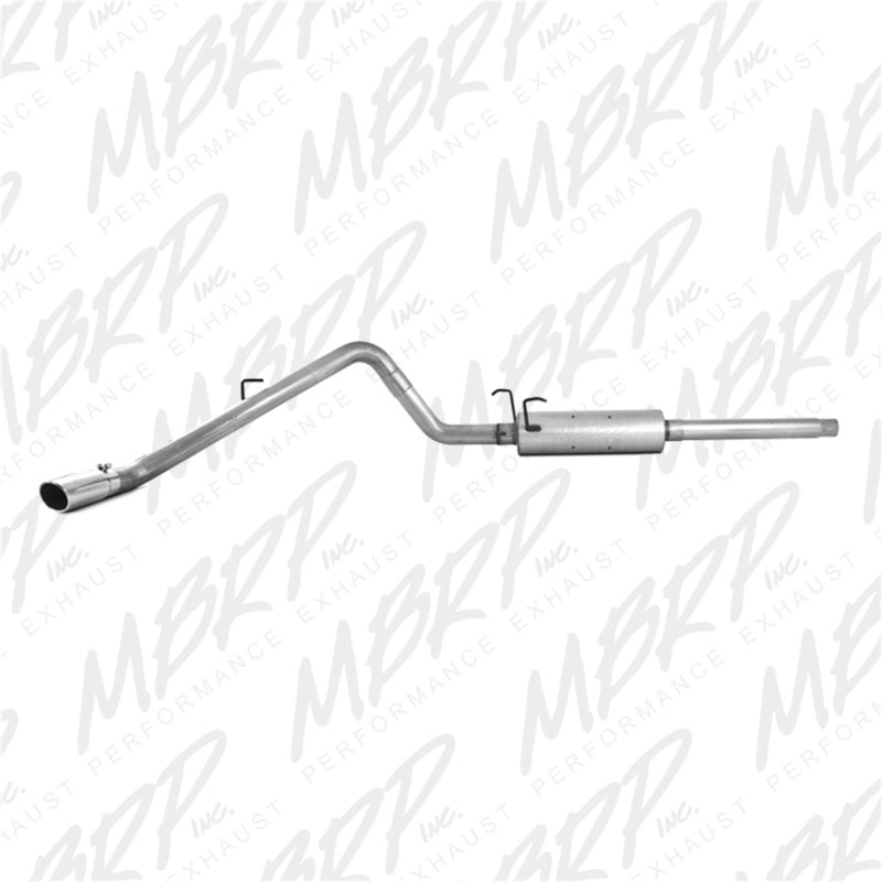 MBRP Armor Lite Series Cat Back Exhaust System for Dodge Ram 1500 2004-2005 5.7L Hemi - Single Side Exit with 4-inch Tip