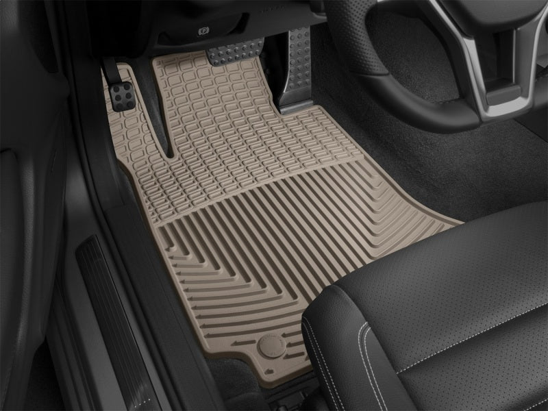 WeatherTech W287TN All-Weather Front Floor Mats for Mercedes-Benz E-Class Coupe and Cabriolet, Tan
