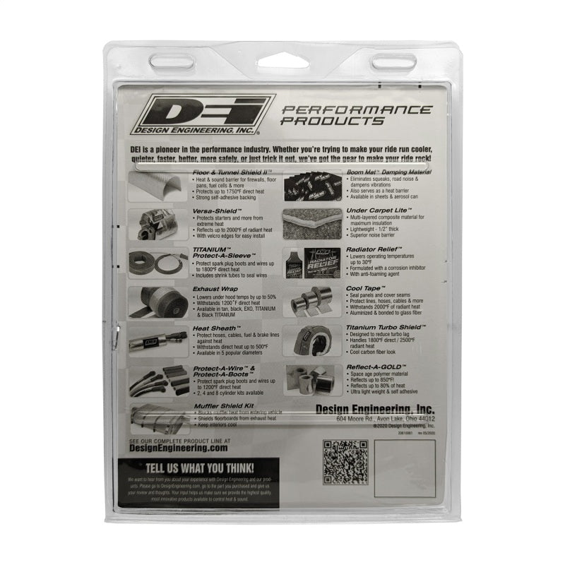 DEI Reflect-A-Cool 12 x 24 Inch Heat Shield Sheet for Radiant Heat Protection