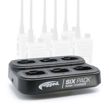 Load image into Gallery viewer, Rugged Radios 6-Pack Bank Charger for Handheld Radios R1
