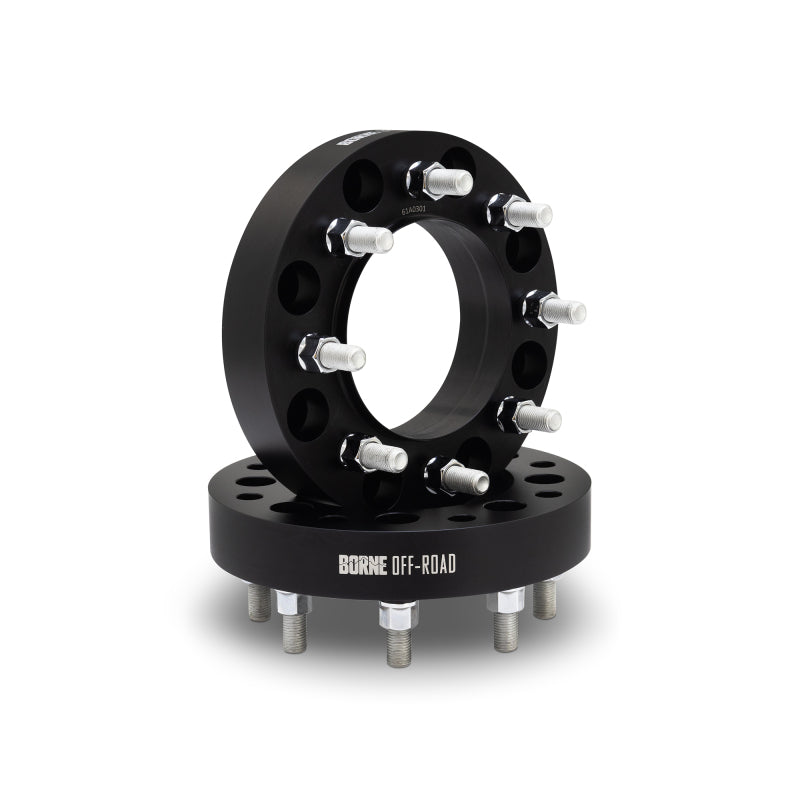 Mishimoto Wheel Spacer Adapters - 8x180 to 8x165.1, 1.5-Inch, Black, Part Number misBNWS-012-381BK