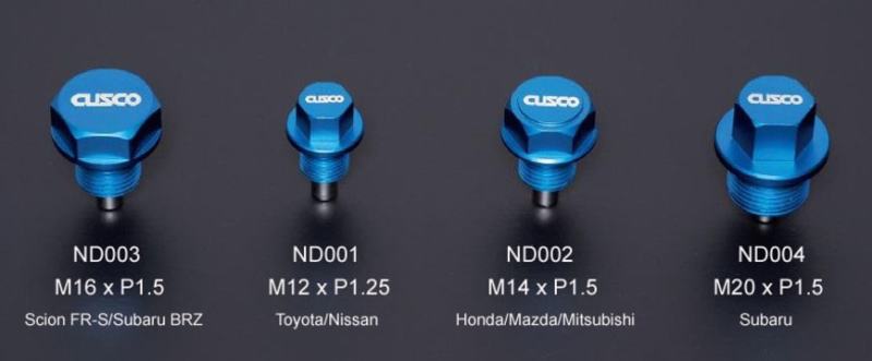 Cusco Neodymium Magnetic Drain Bolt for Subaru FRS and BRZ